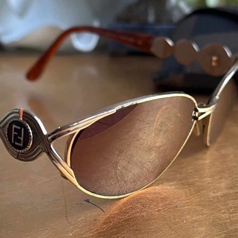 Fendi Coin Logo Sunglasses with Case FS 156